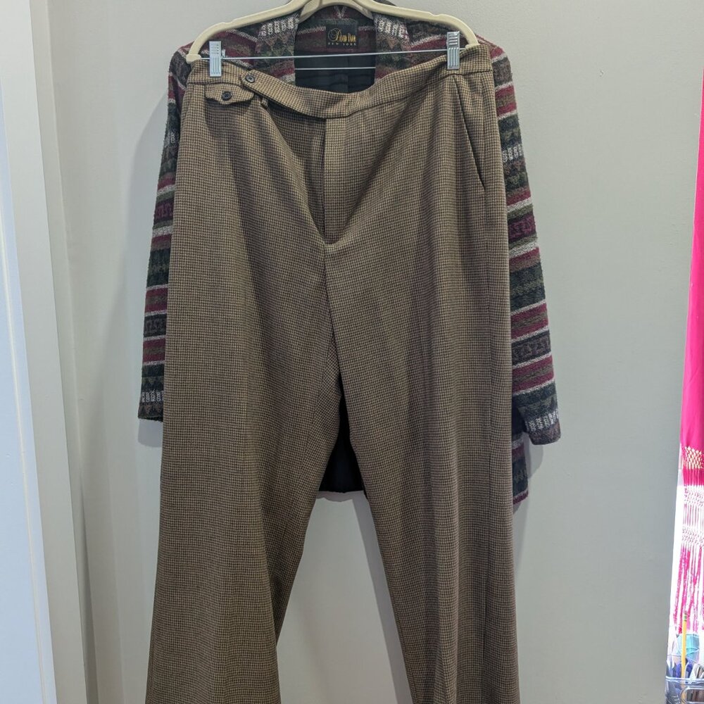 NWT Ralph Lauren Wide Leg Wool Trouser - Picture 2 of 5